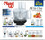 Maggi RIO 3G for PHILIPS HL1643/1645/1618/1629/1616 Food Processor Attachment for only Philips Mixers (Simply Silent)